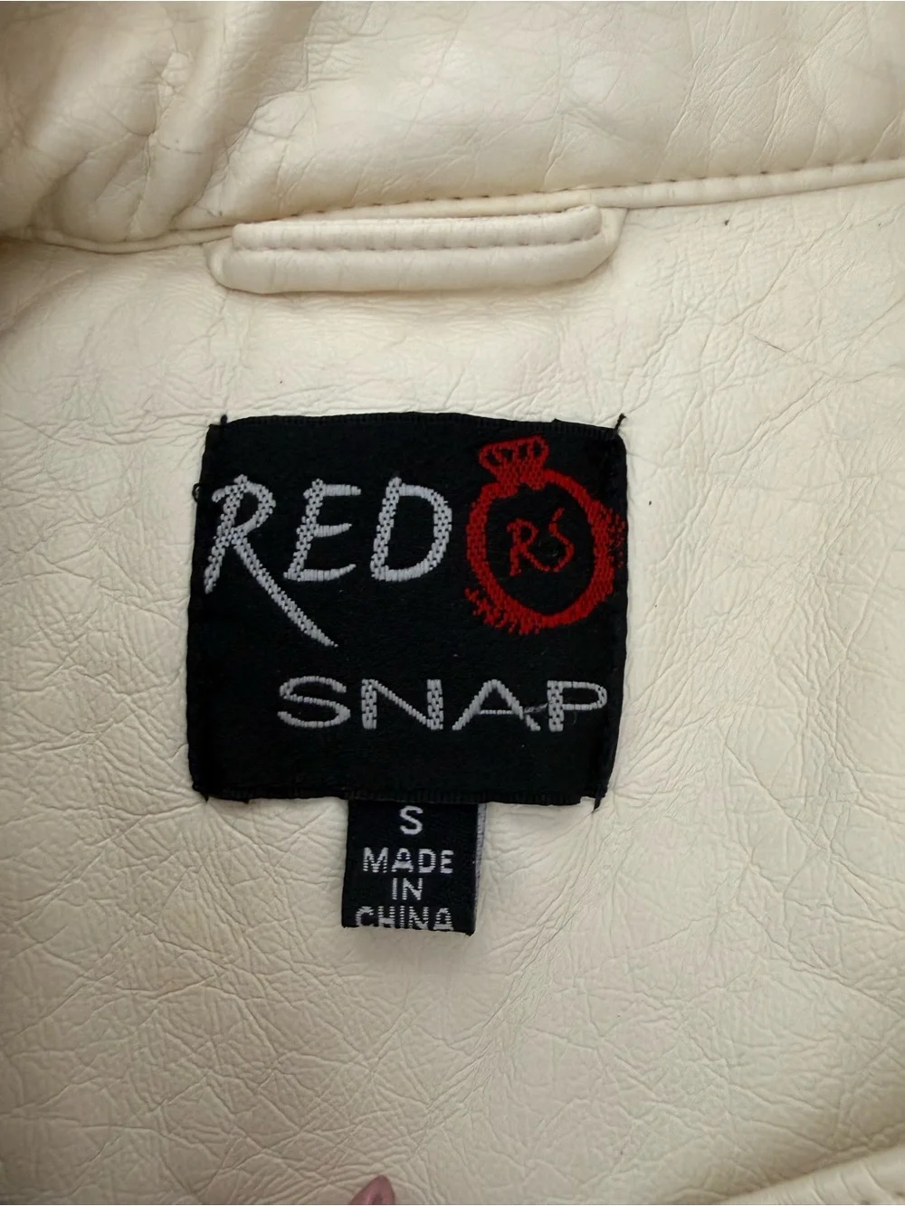 Orvis Cream Quilted Leather Jacket